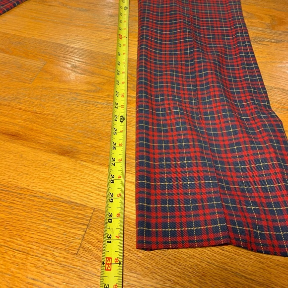 SOLD Vintage LEVI panatella disko funky plaid pant - Picture 5 of 8